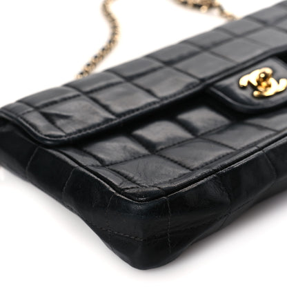 Chanel Lambskin East West Chocolate Bar Flap Black 10 of 11