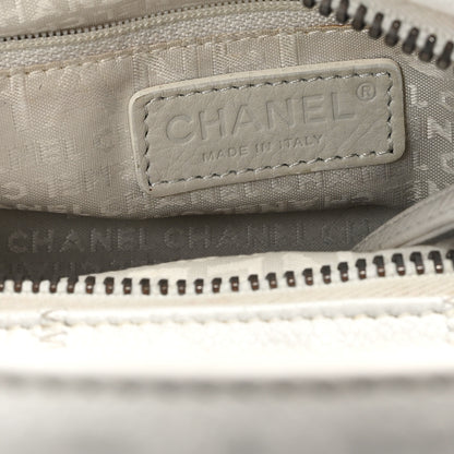 Chanel Caviar Square Stitched Bag White 6 of 14