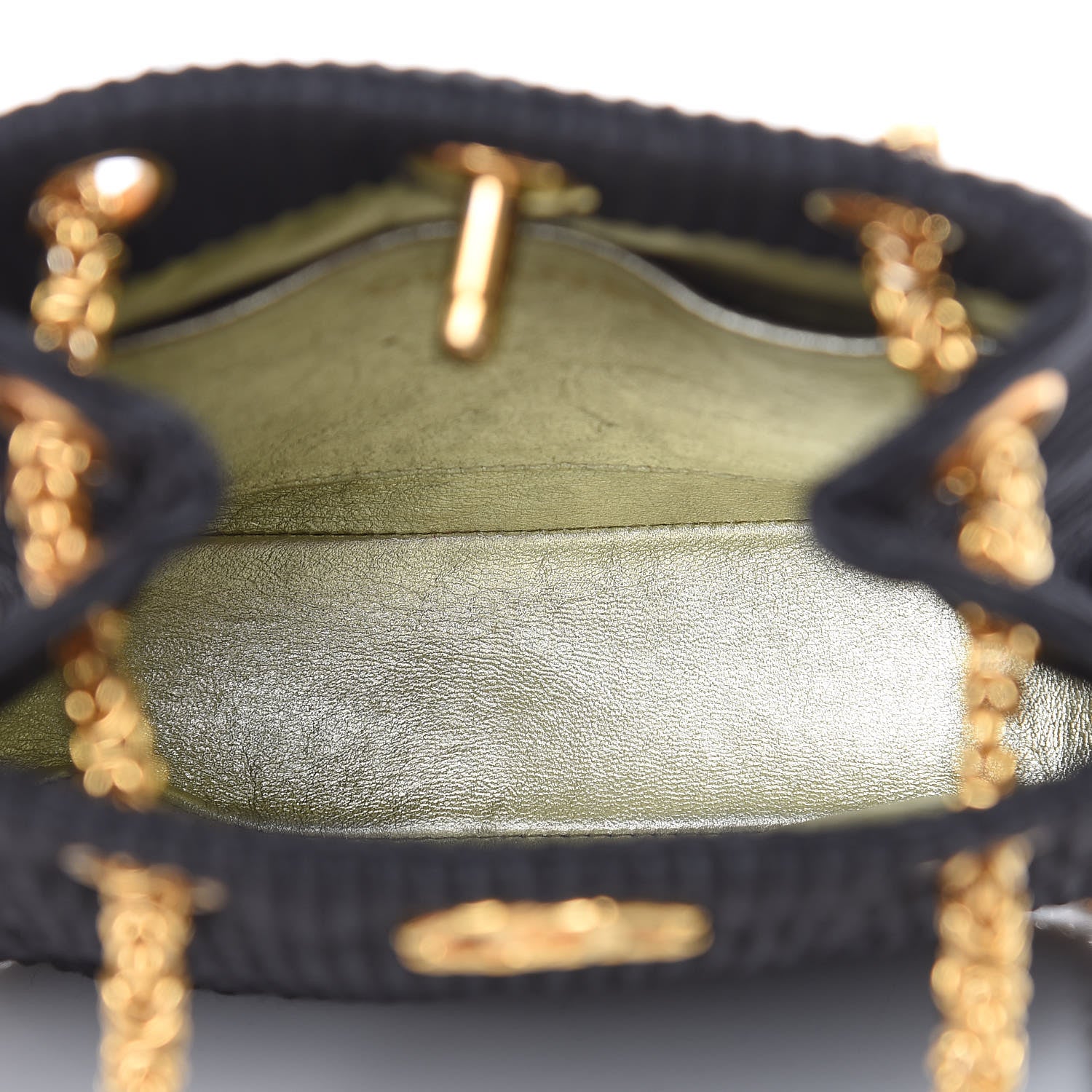 Chanel Canvas Vertical Quilt Mini Shoulder Bag Black 5 of 7