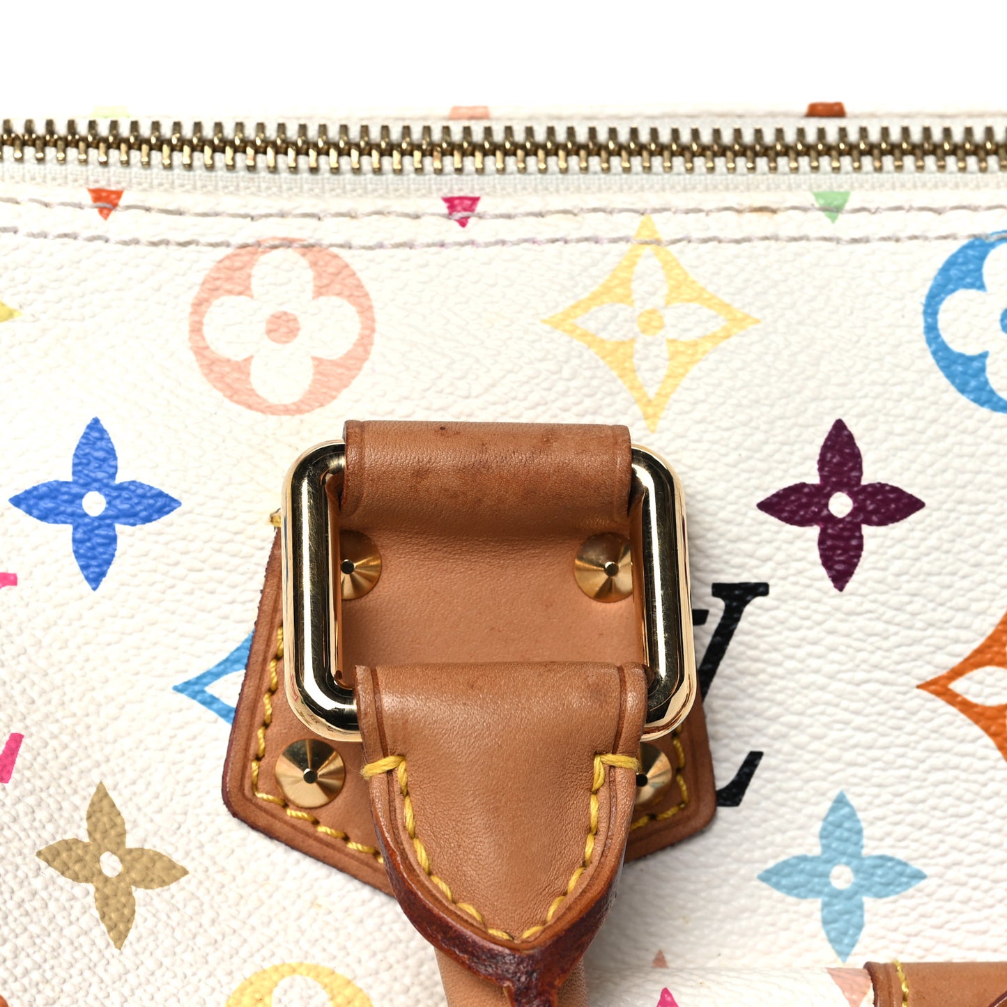 Monogram Multicolor Speedy 30 White