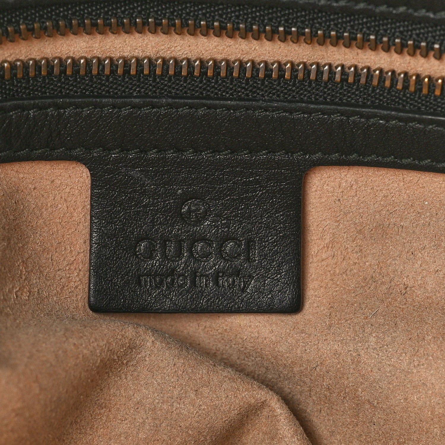 Gucci Calfskin Matelasse Medium GG Marmont Chain Shoulder Bag Black 5 of 14