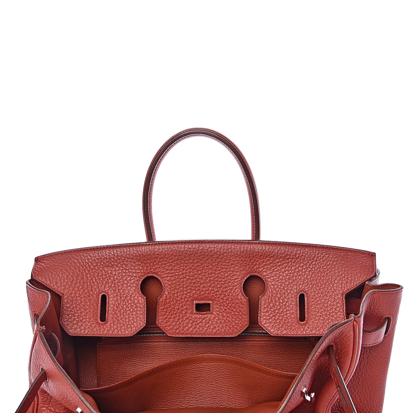 Taurillon Clemence Birkin 35 Rouge Venetian