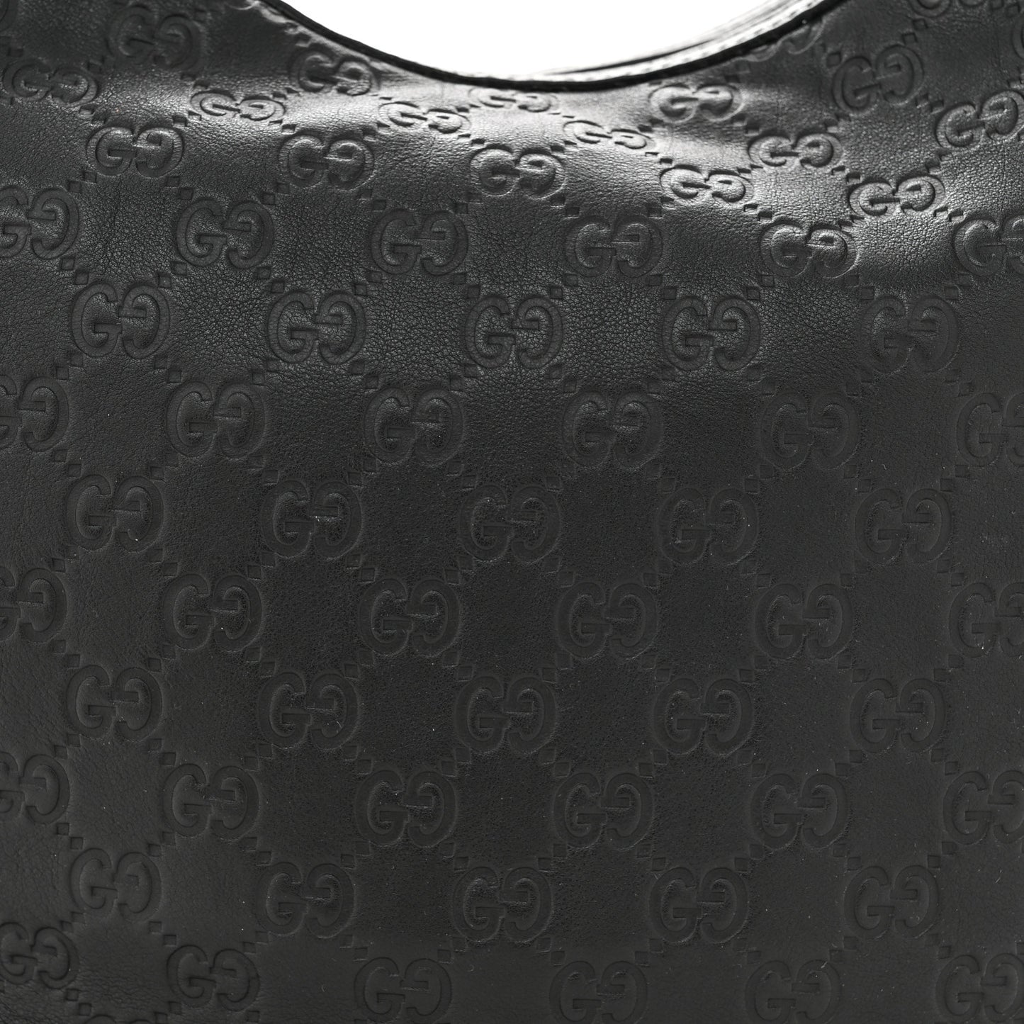 Guccissima Medium GG Twins Hobo Black