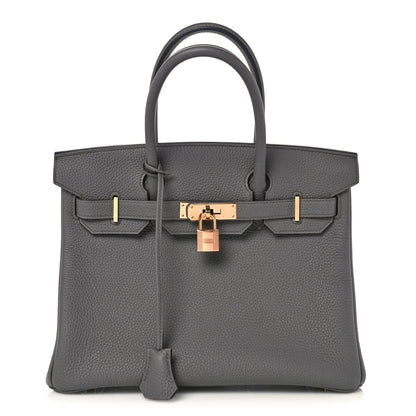 Hermes Togo Birkin 30 Etain 1 of 9
