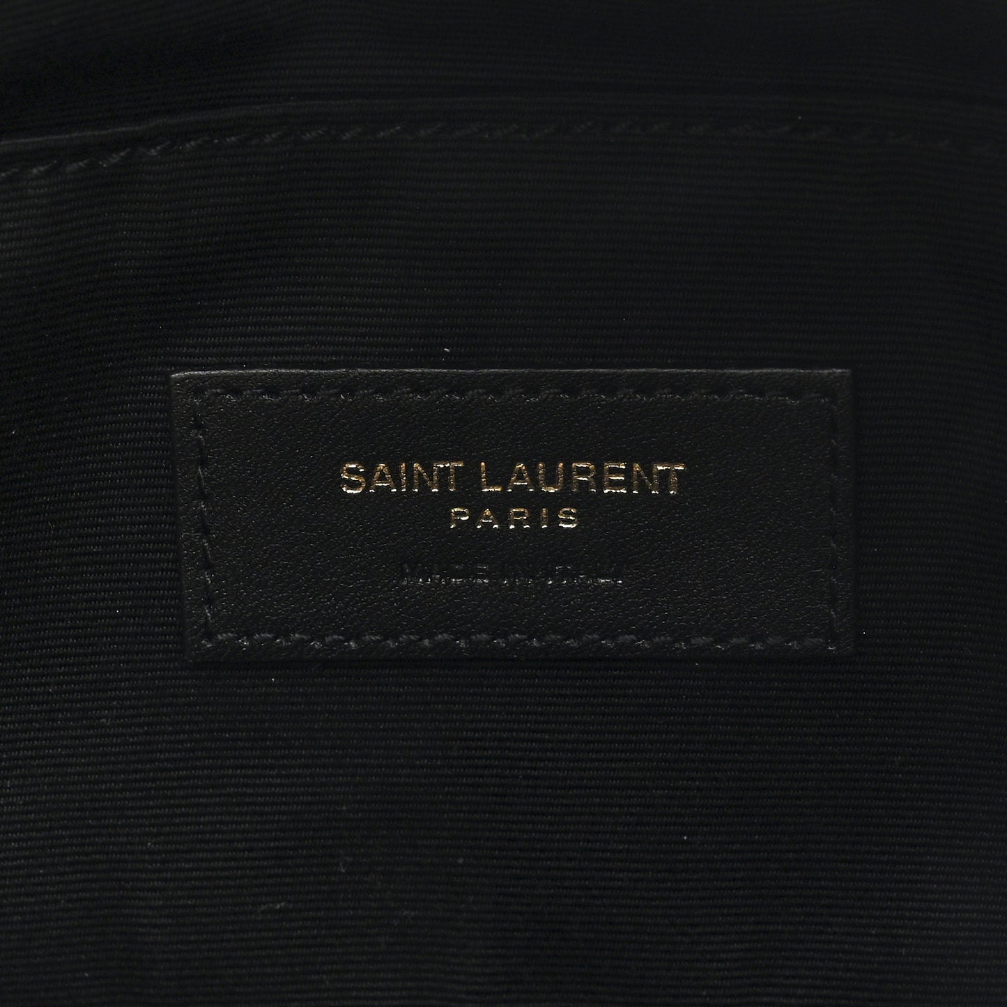 Grain De Poudre Monogram Belt Bag Black