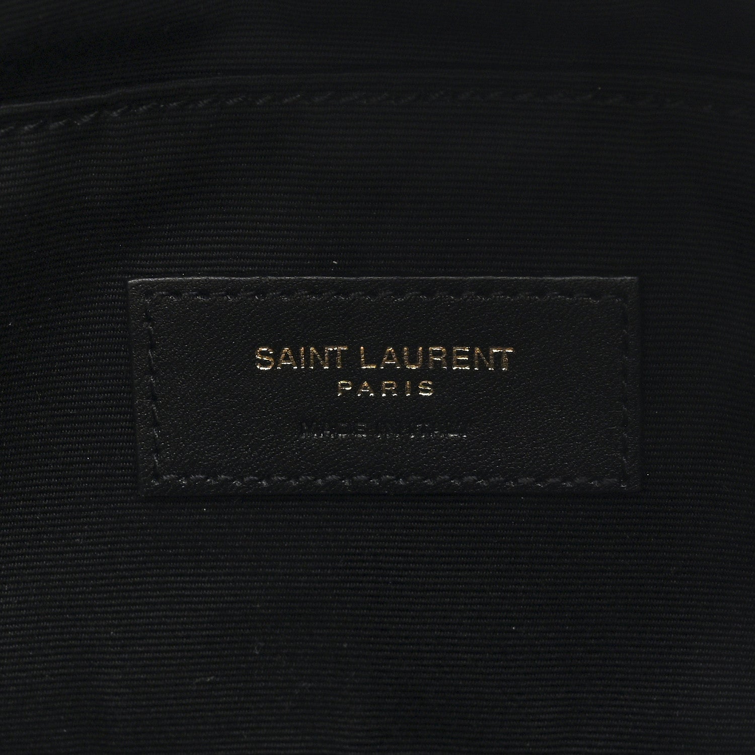 Saint Laurent Grain De Poudre Monogram Belt Bag Black 6 of 9