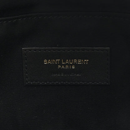 Saint Laurent Grain De Poudre Monogram Belt Bag Black 6 of 9