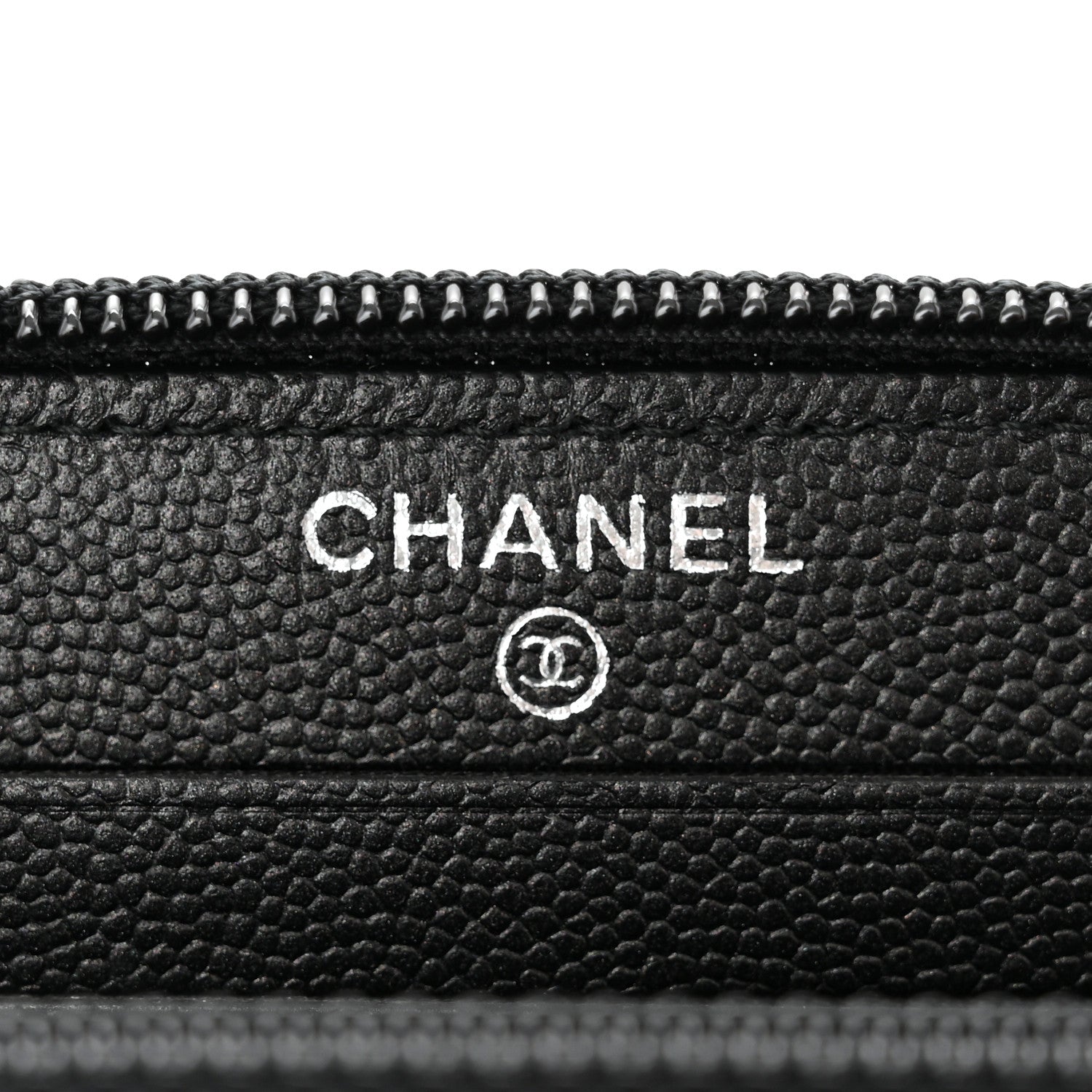 Chanel Caviar Quilted Small Boy Zip Around Wallet So Black 6 of 9