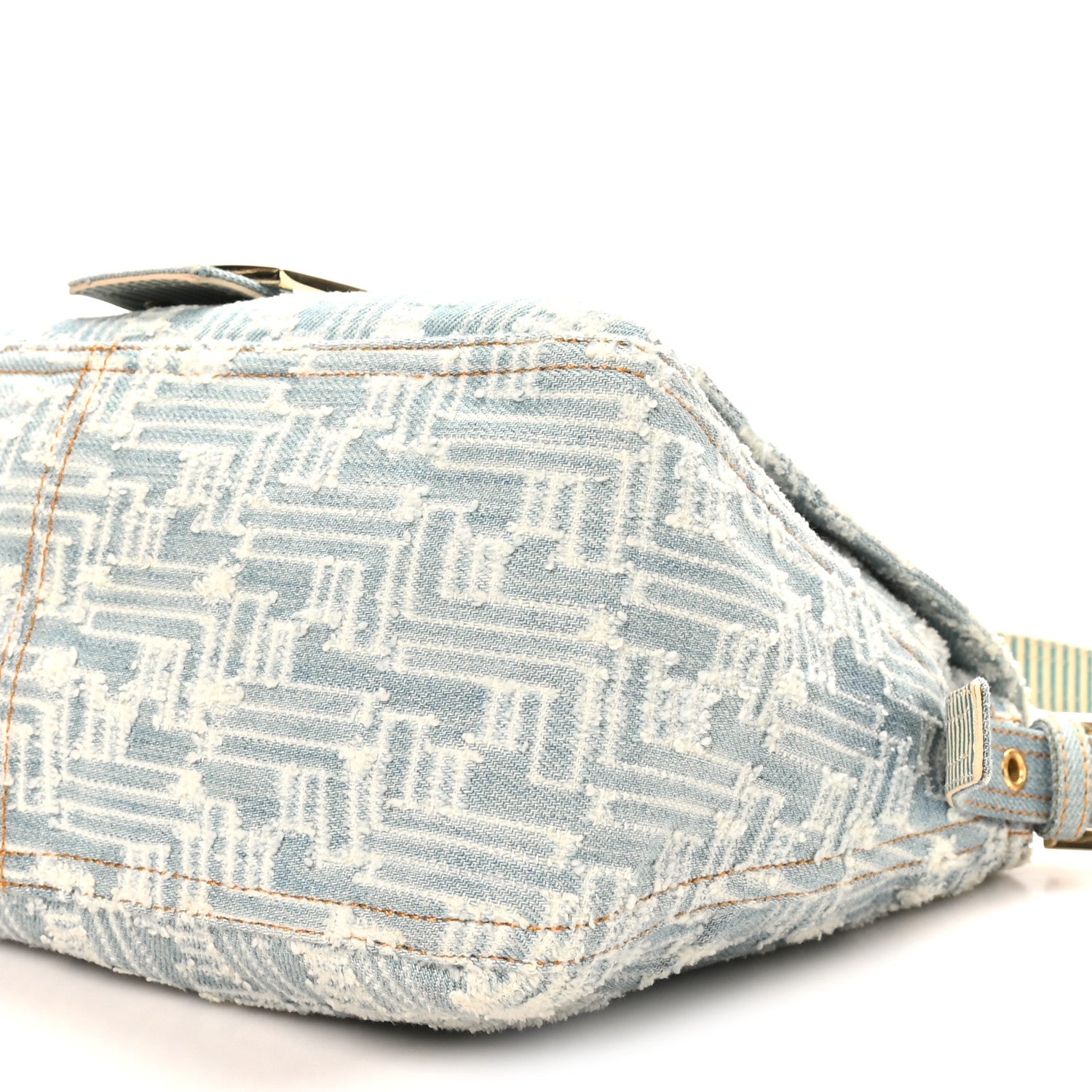 Fendi Denim Zucca Mama Baguette Blue 1883476 – FASHIONPHILE