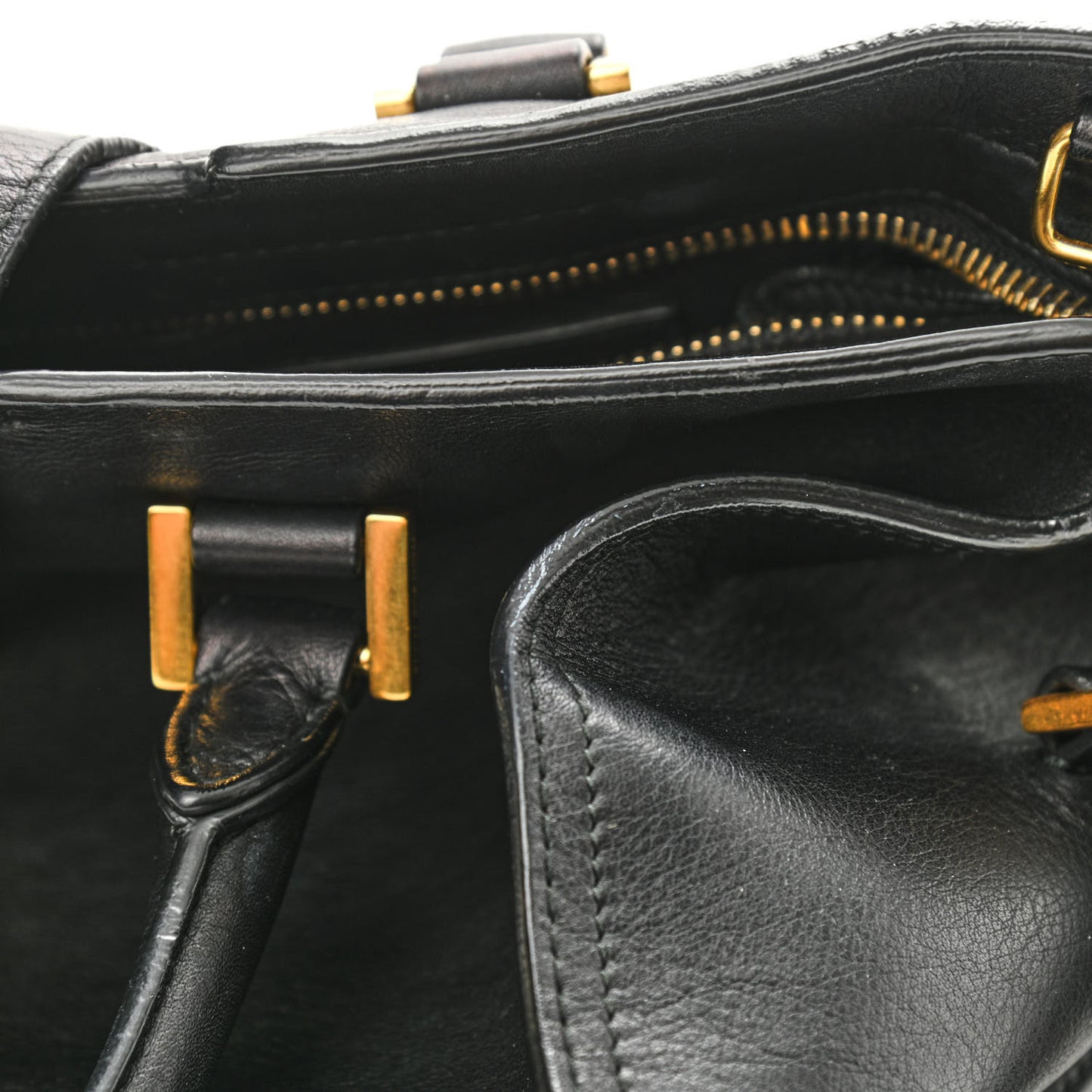 Calfskin Small Classic Y Cabas Black
