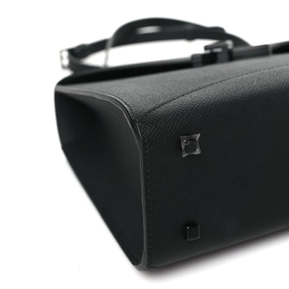 Moynat Carat Calfskin Gabrielle BB Black 8 of 9