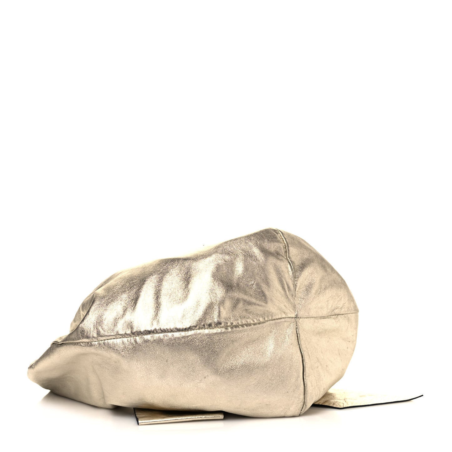Metallic Nappa 360 Bow Shoulder Bag Gold