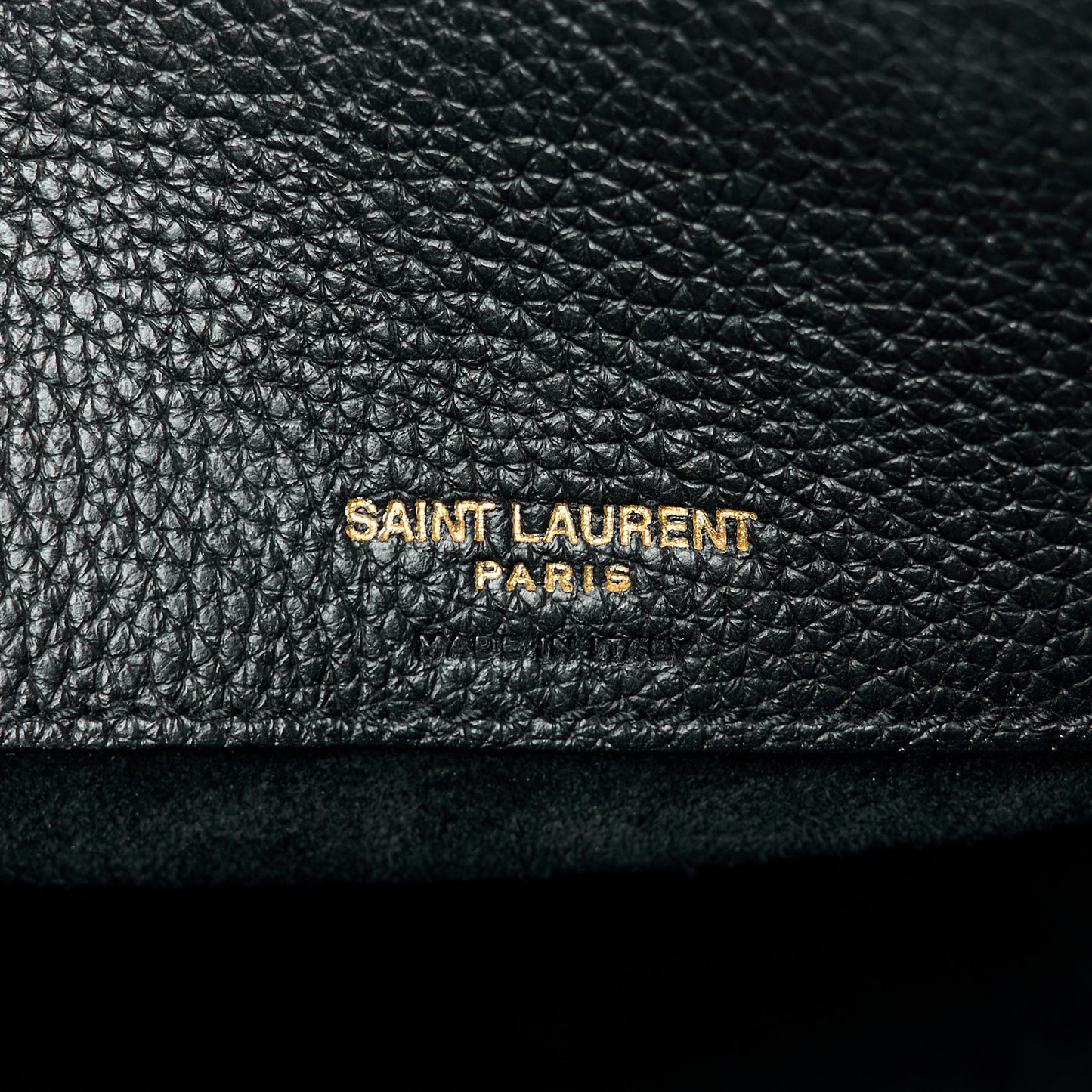Grained Calfskin Baby Sac De Jour Souple Black