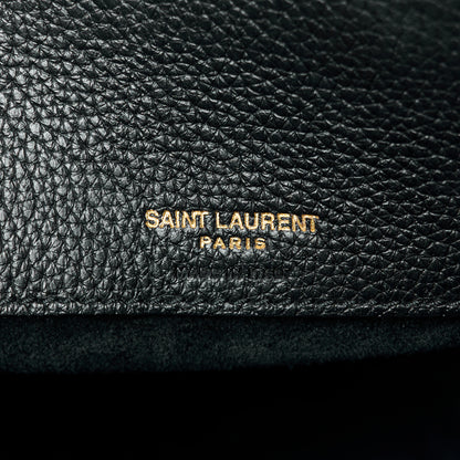Saint Laurent Grained Calfskin Baby Sac De Jour Souple Black 6 of 11