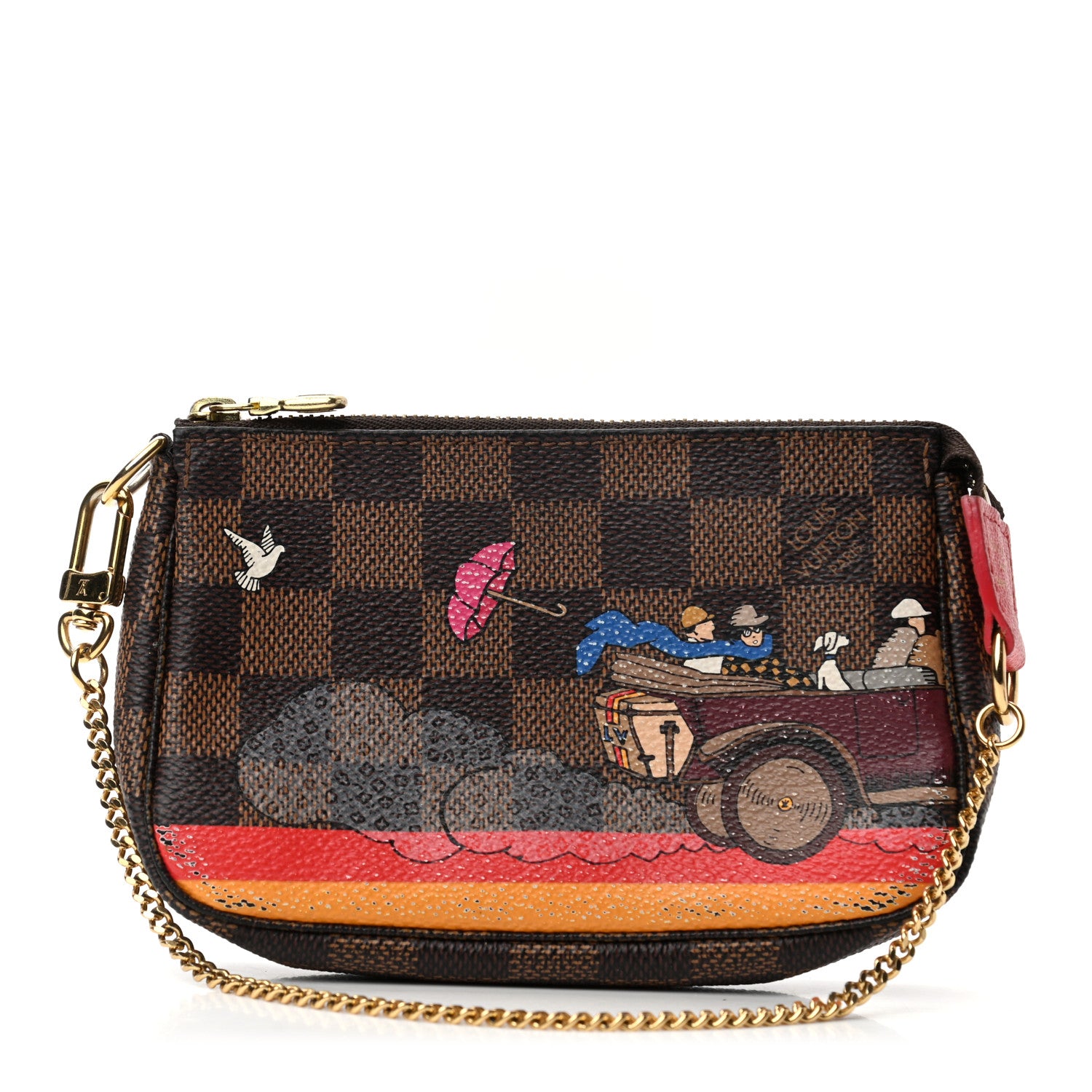 Louis Vuitton Monogram 2015 Christmas Animation Mini Pochette Accessories 1 of 7