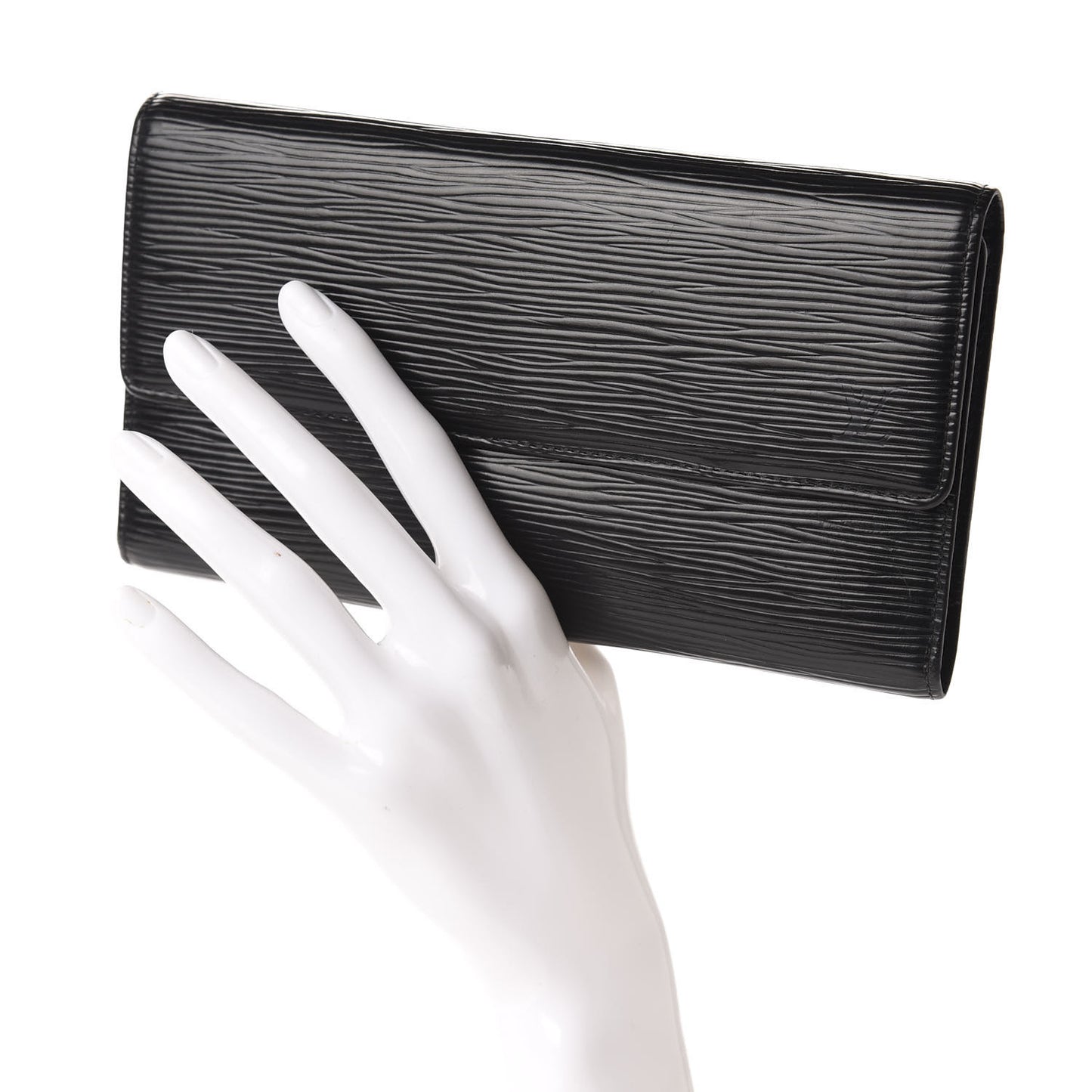 Epi Porte Tresor International Wallet Black