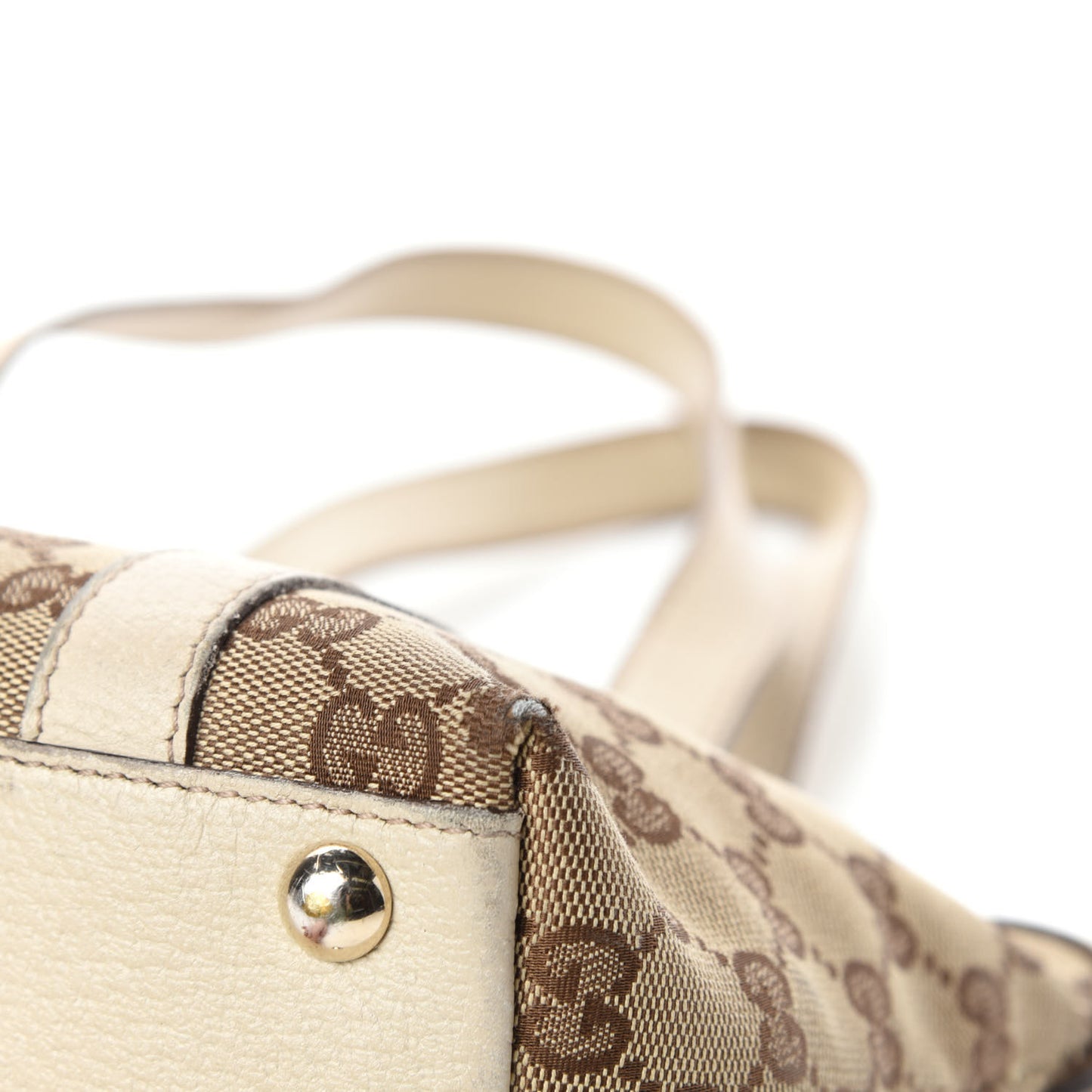 Monogram Small Abbey Tote Off White