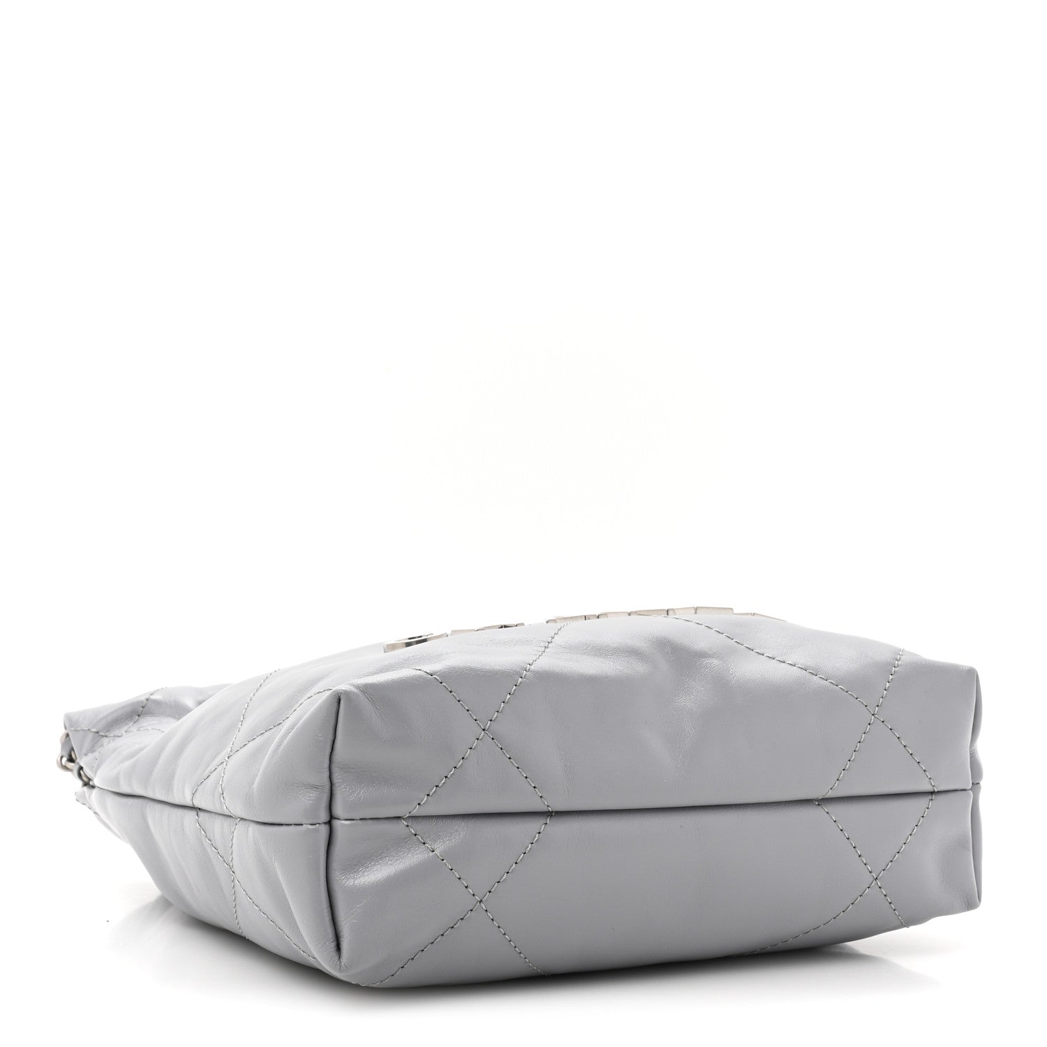 Chanel Shiny Calfskin Quilted Mini Chanel 22 Grey 4 of 10