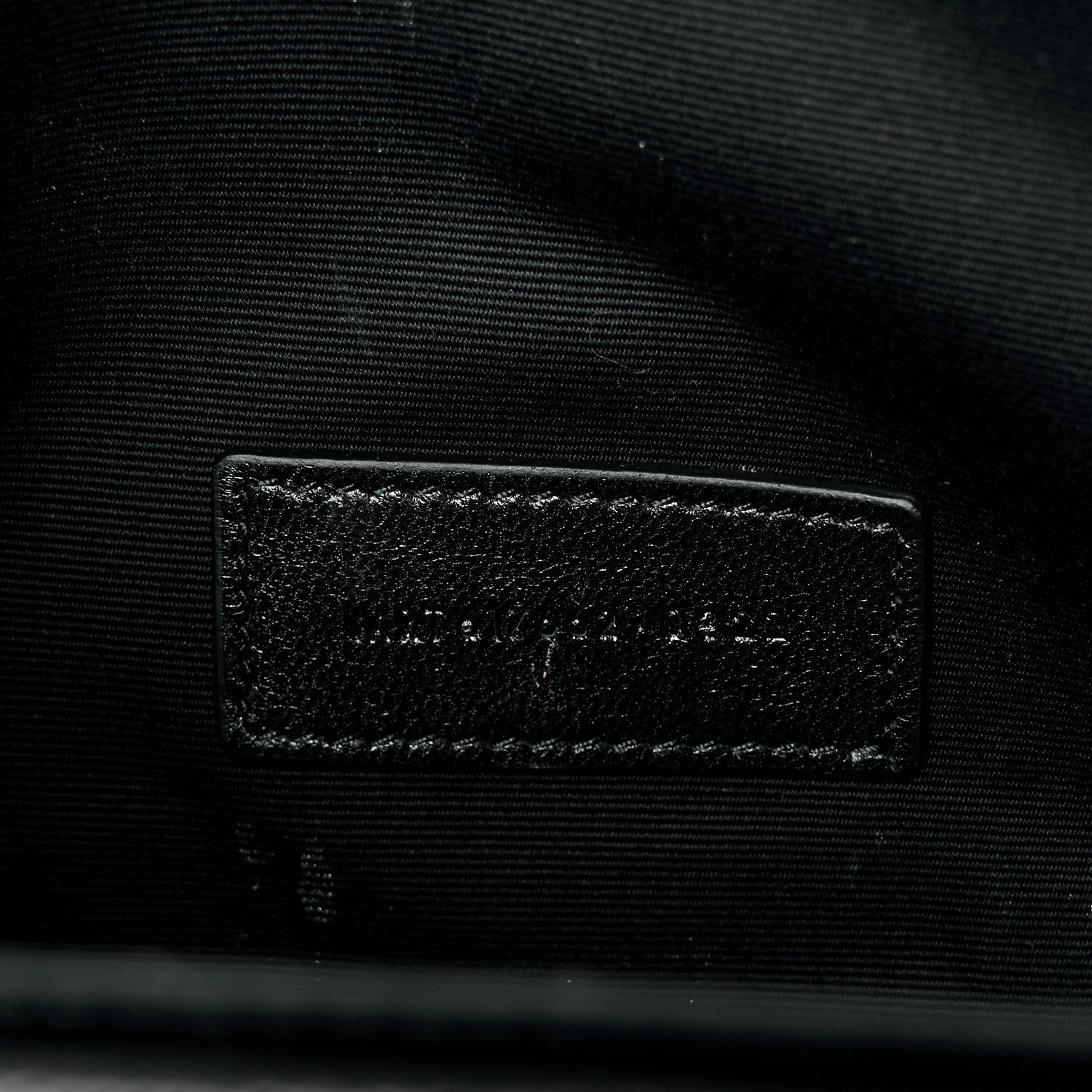 Saint Laurent Grain De Poudre Matelasse Chevron Monogram Envelope Clutch Black 7 of 8