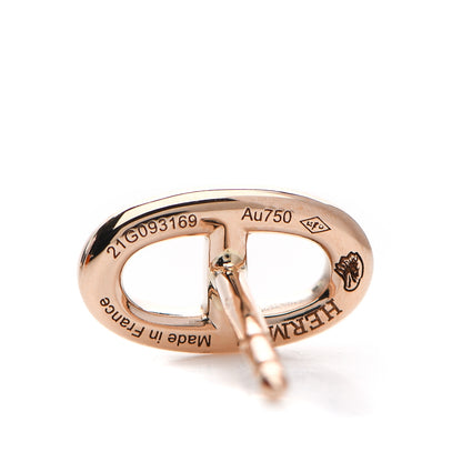 Hermes 18K Rose Gold TPM Farandole Stud Earrings 5 of 6