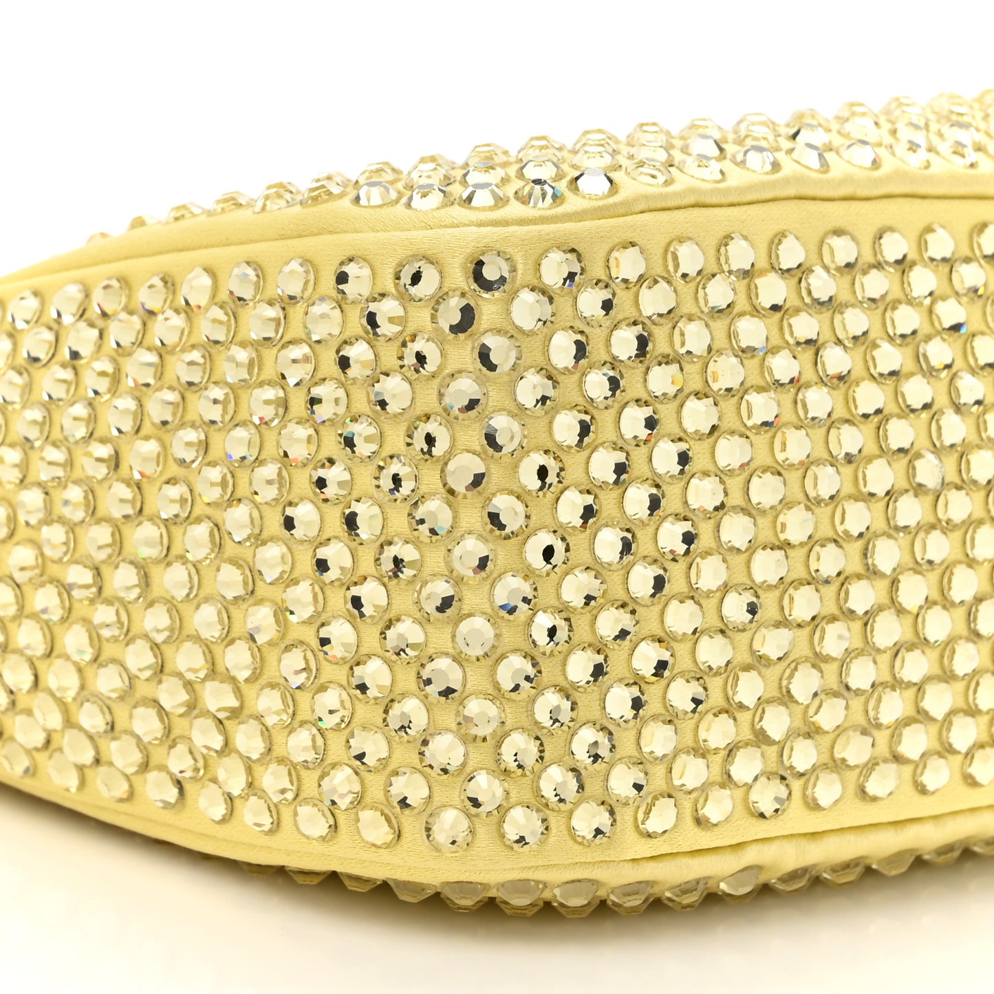 Satin Crystal Re-Edition 2005 Shoulder Bag Ananas