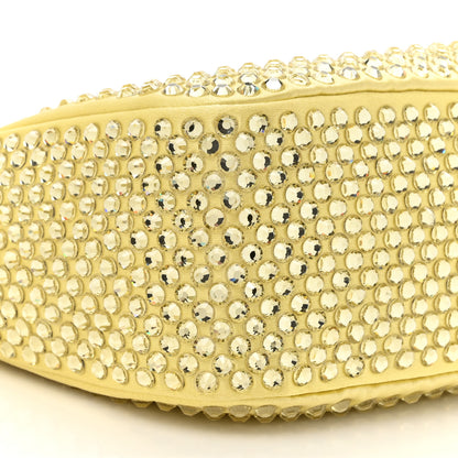 Prada Satin Crystal Re-Edition 2005 Shoulder Bag Ananas 9 of 9