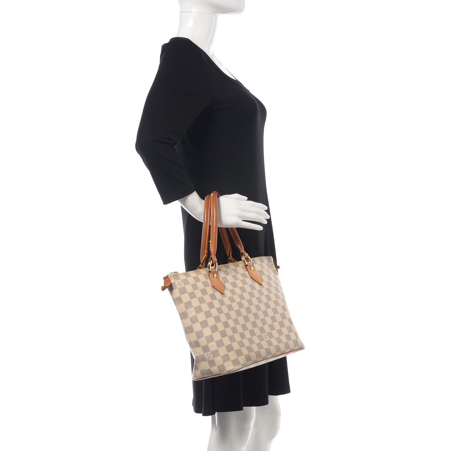 Louis Vuitton Damier Azur Saleya PM 2 of 24