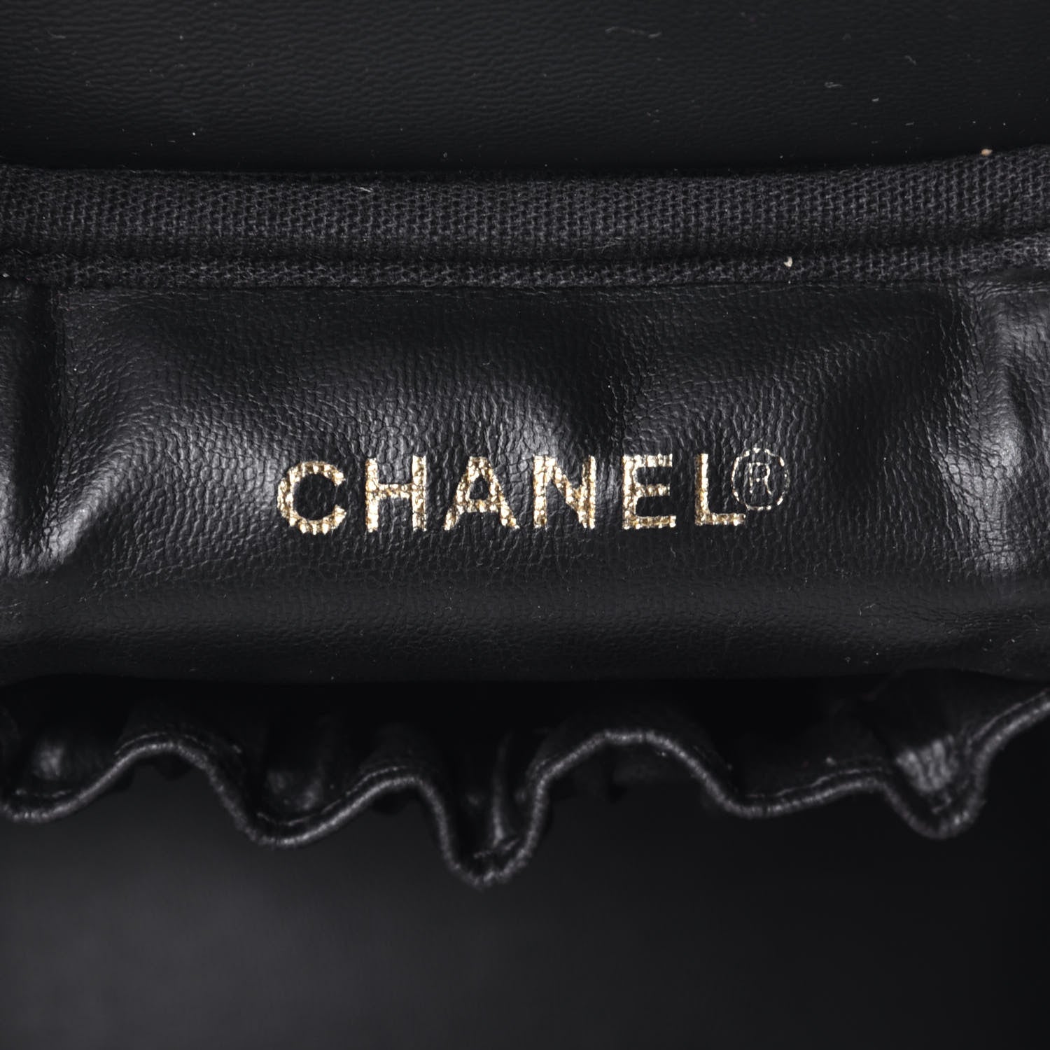 Chanel Caviar Cosmetic Vanity Bag Black 5 of 9