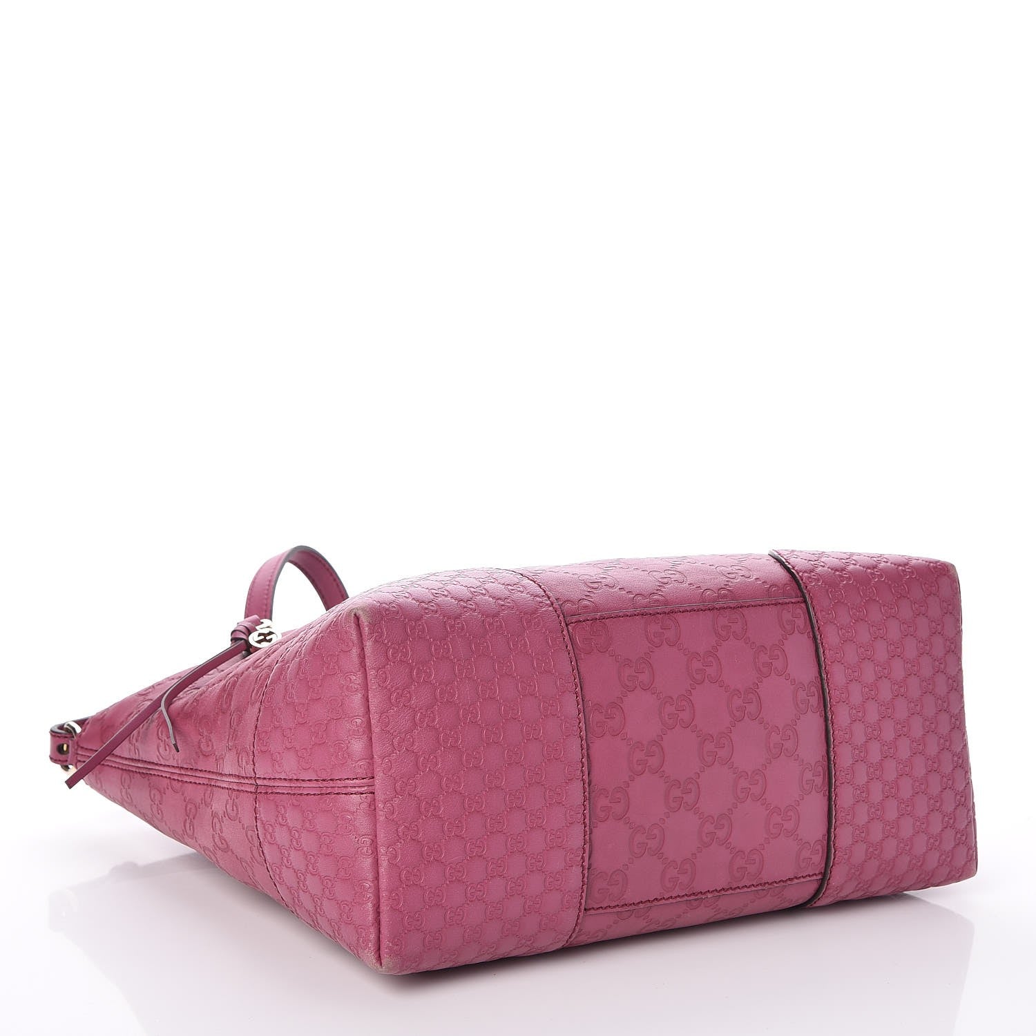 Gucci Guccissima Medium Bree Foldover Tote Peonia Flower 4 of 11