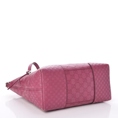 Gucci Guccissima Medium Bree Foldover Tote Peonia Flower 4 of 11