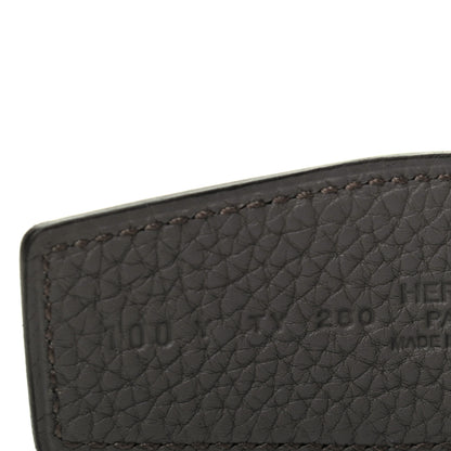 Hermes Box Togo 42mm Constance H Belt 100 Black Etain 6 of 7