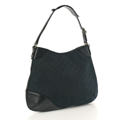 Gucci Monogram Web Hasler Hobo Black 3 of 10