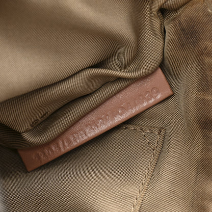Fendi Zucchino Vitello Pochette Beige Bruciato Bois de Rose 7 of 15