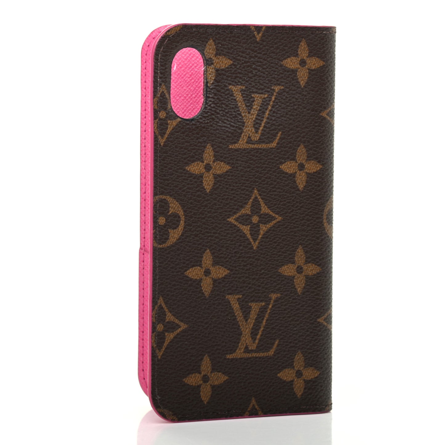 Monogram iPhone X Folio Case Rose Pop