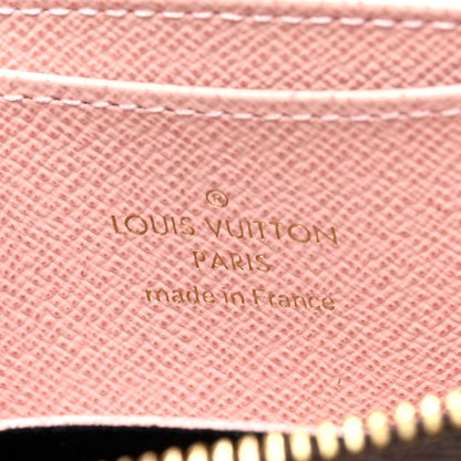 Louis Vuitton Damier Ebene Zippy Coin Purse Rose Ballerine 6 of 6