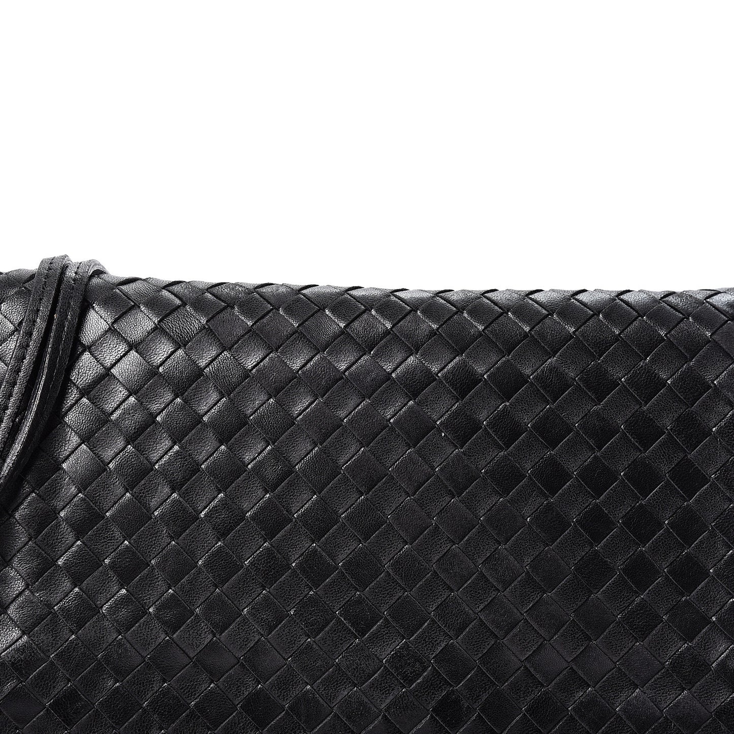 Nappa Intrecciato Crossbody Black