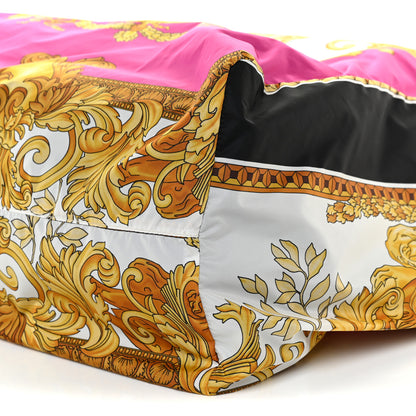 Versace Nylon Medusa Renaissance Print Tote Fuchsia 10 of 11