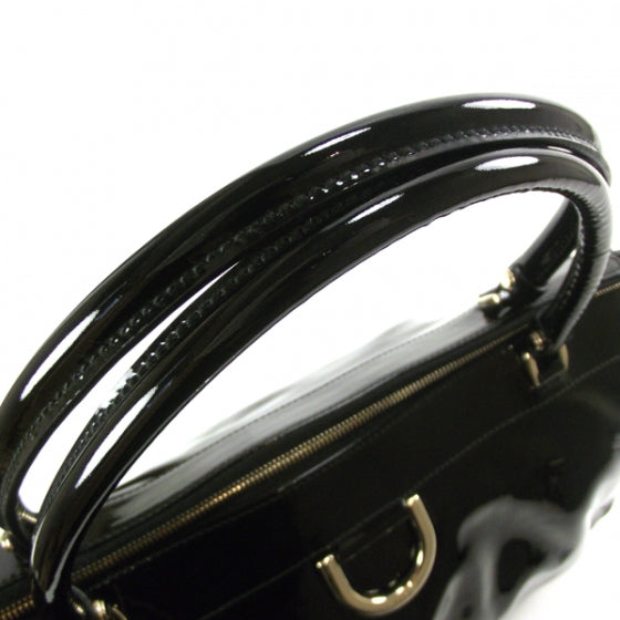 Patent D Gold Tote Black