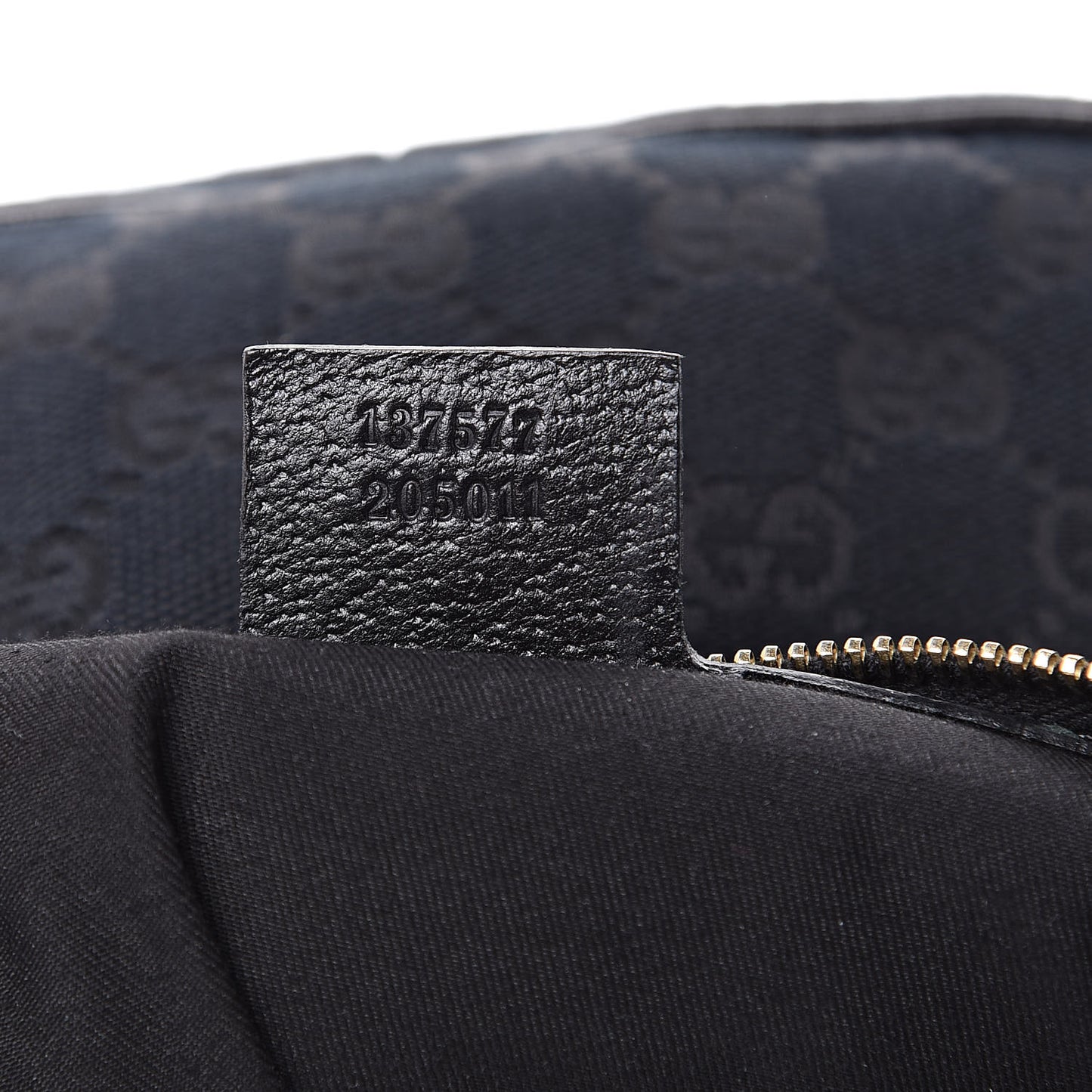 Monogram Bamboo Ring Hobo Black