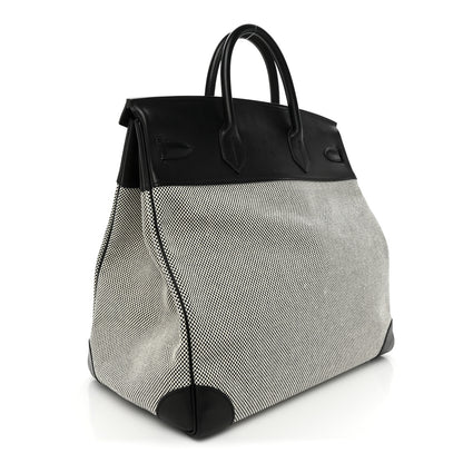 Hermes Hunter Criss Viking Evercolor HAC Birkin 40 Ecru Black 2 of 13