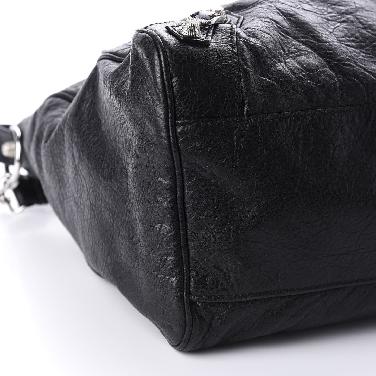 Agneau Giant 12 Silver Hardware Velo Black