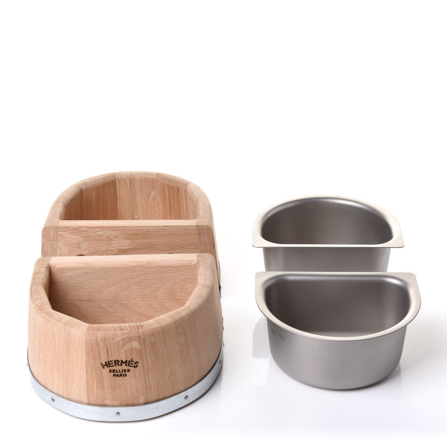 Oak Wood Small Chaine d'Ancre Dog Bowl Naturel