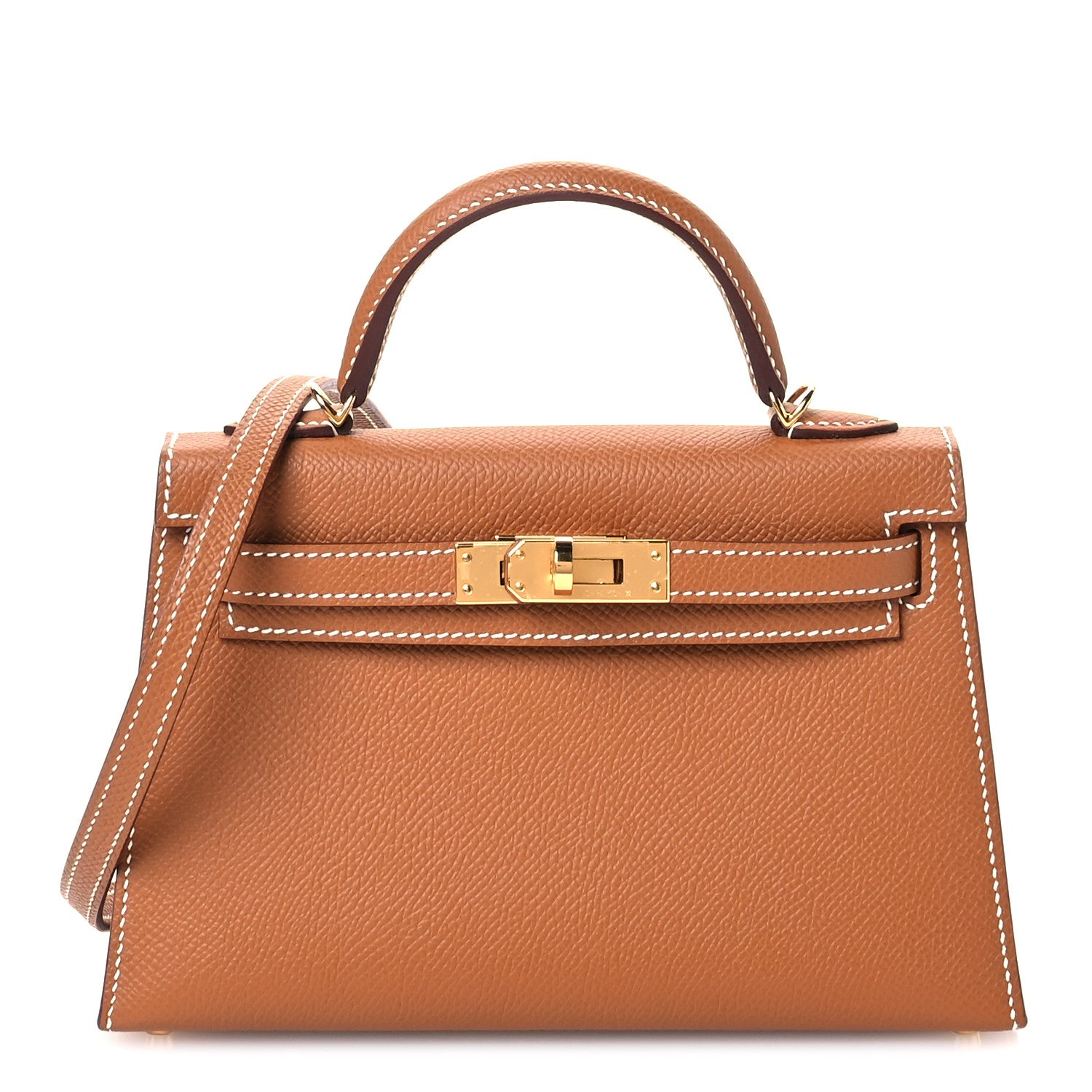 Hermes Epsom Mini Kelly Sellier 20 Gold 1 of 11
