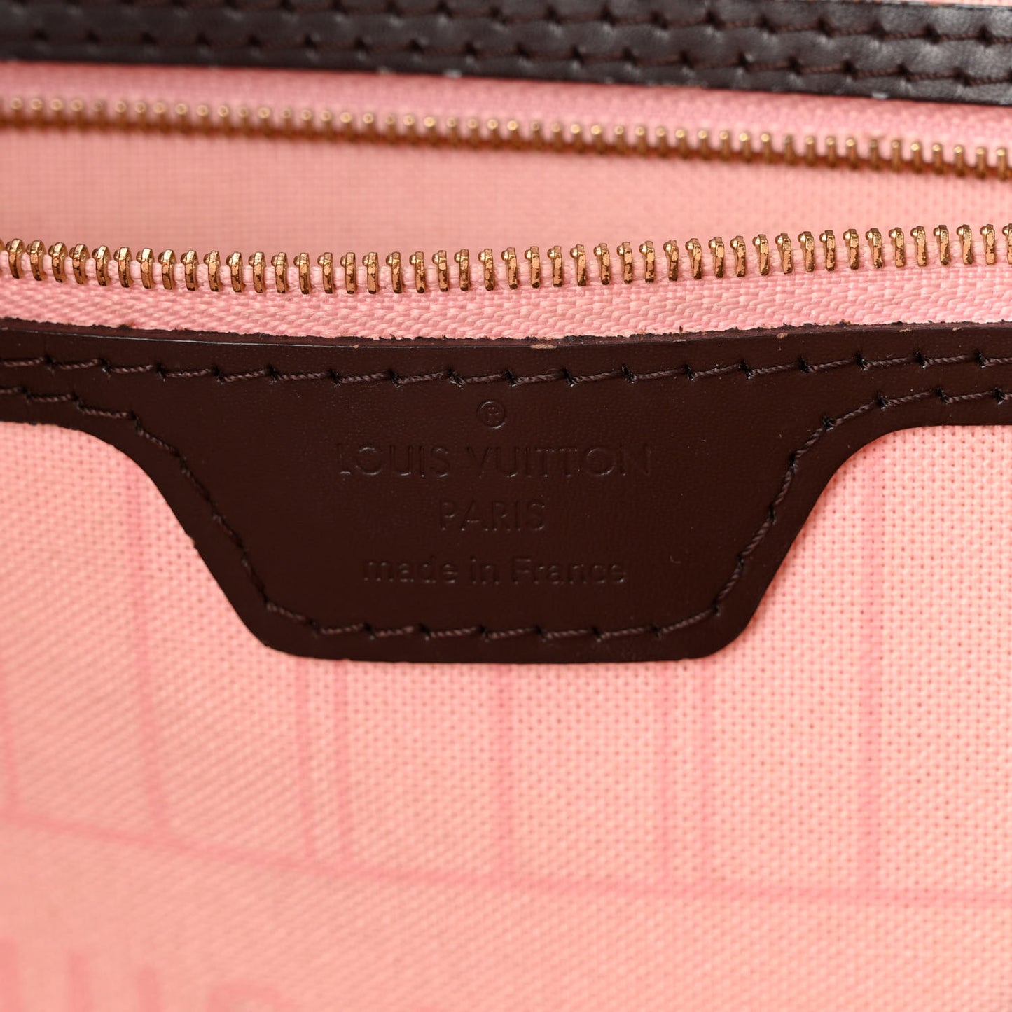 Damier Ebene Neo Neverfull MM Rose Ballerine