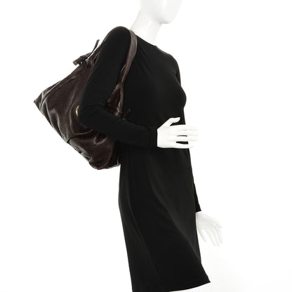 Gucci Guccissima Medium Hysteria Tote Chocolate 2 of 6
