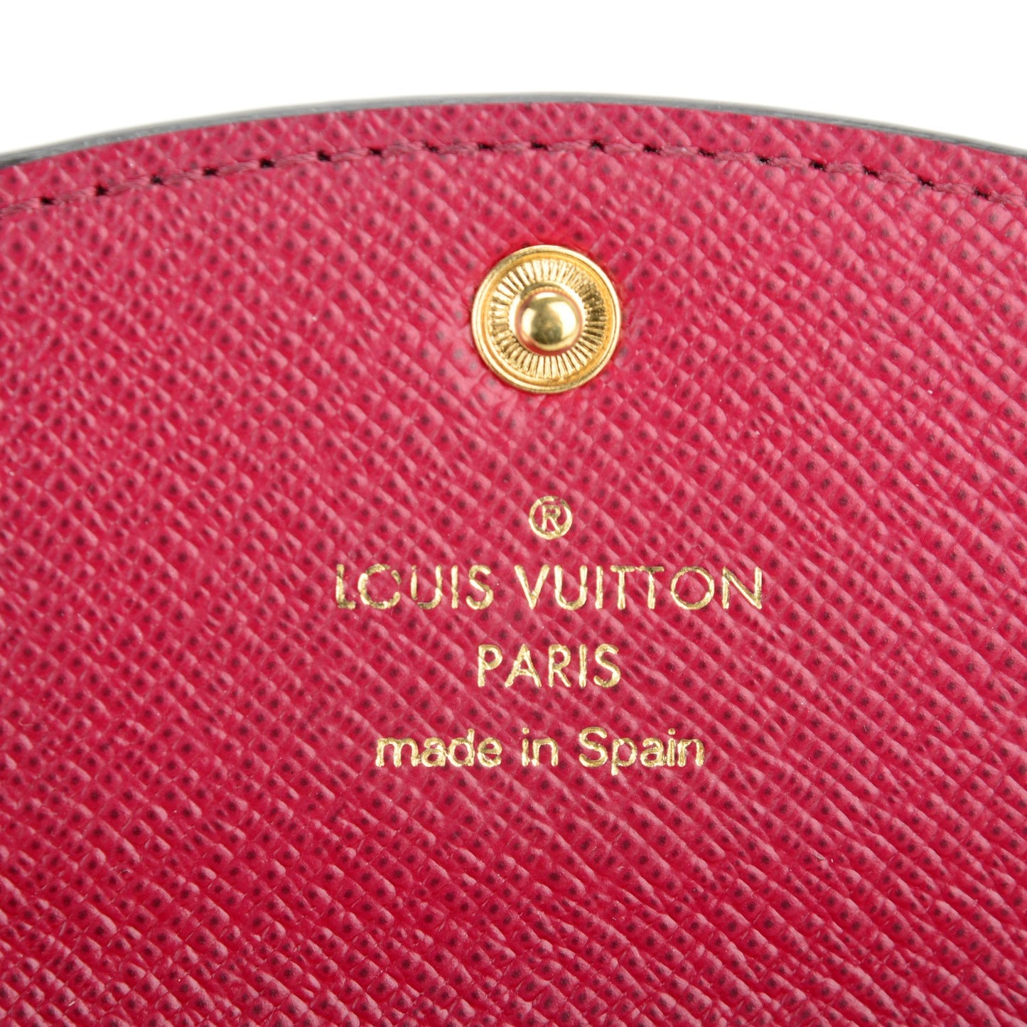 Monogram Rosalie Coin Purse Fuchsia