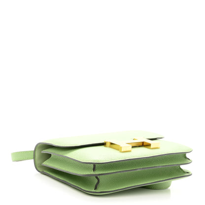 Hermes Epsom Constance 18 Vert Criquet 4 of 10