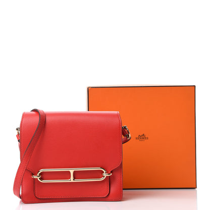 Hermes Evercolor Mini Sac Roulis Rouge De Coeur 11 of 11