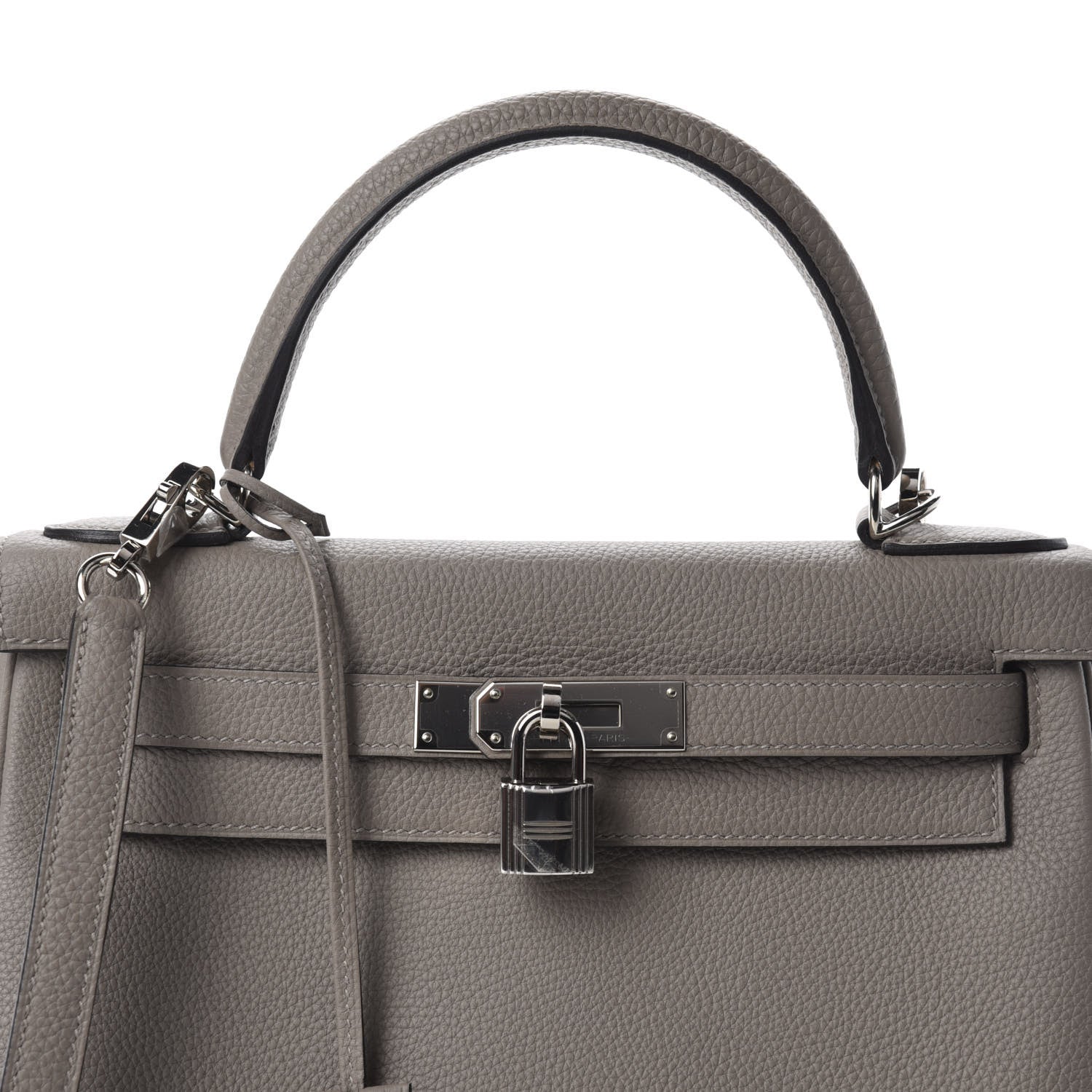 Hermes Togo Kelly Retourne 28 Gris Asphalte 10 of 10