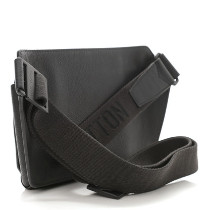 Louis Vuitton Grained Calfskin Aerogram Slingbag Black 3 of 8